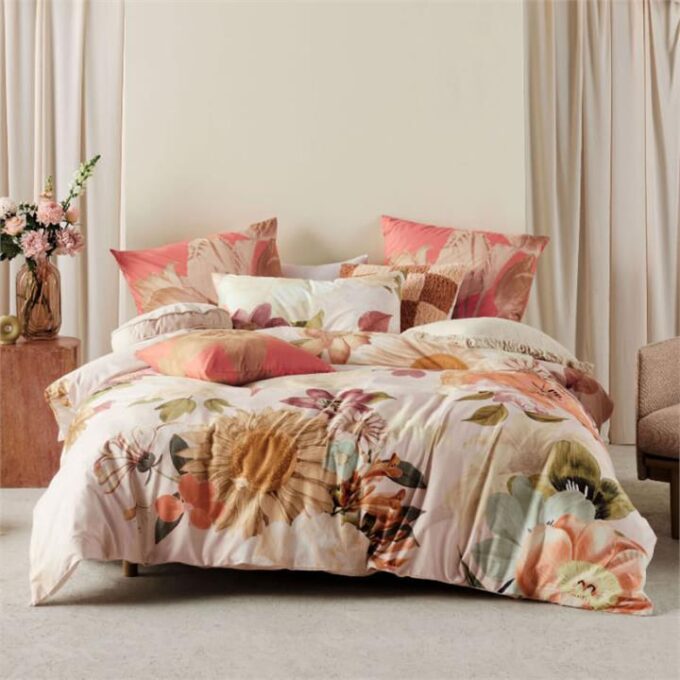 Amorina Pink Quilt Cover Set By Linen House